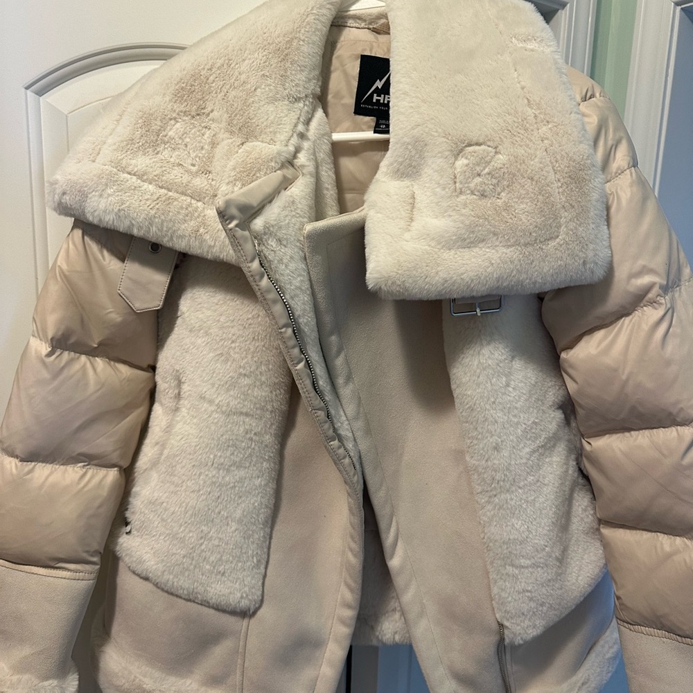 Ivory Winter Coat Petite Small